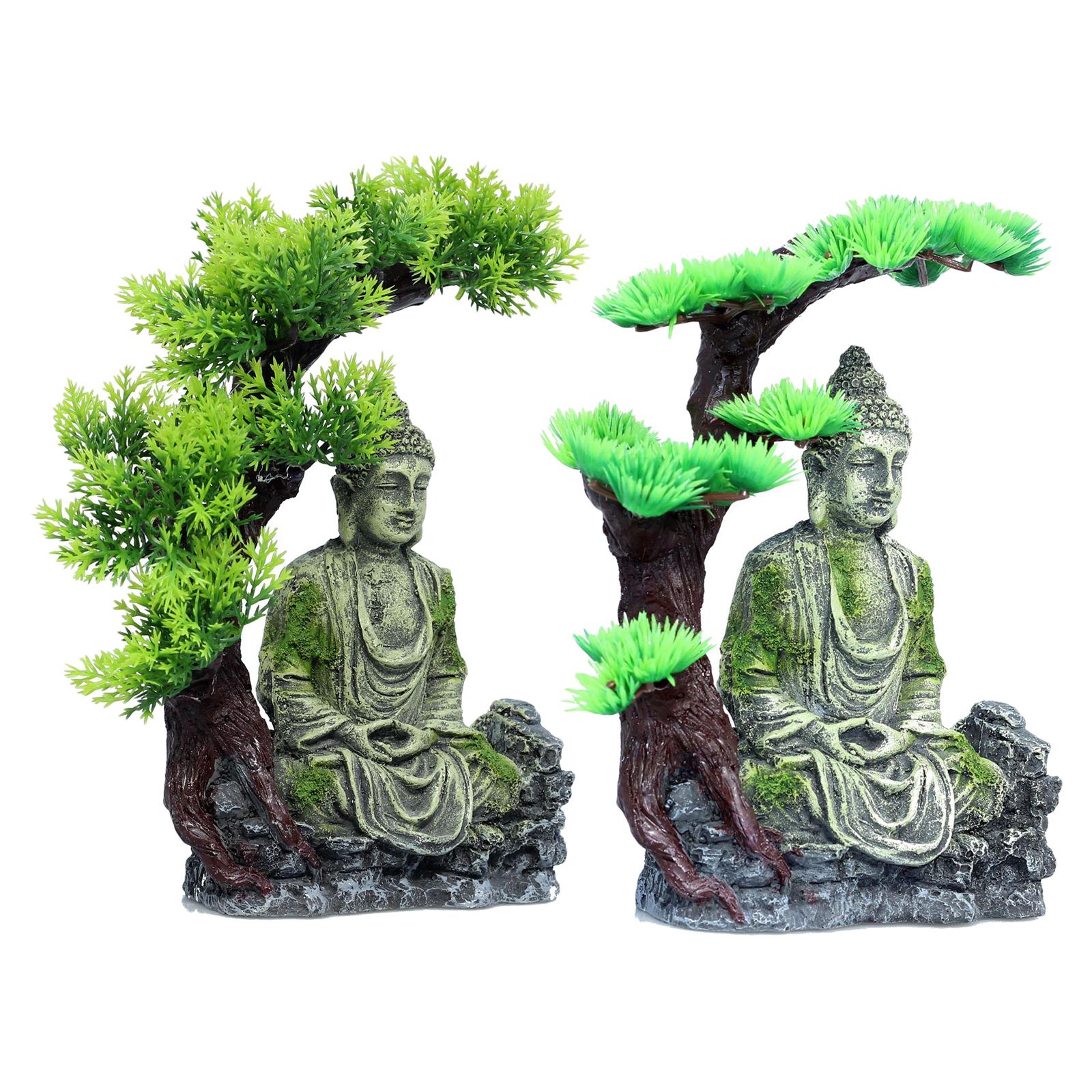 Betta Fish Tank - Dekorasi Akuarium berupa Patung Buddha, Tempat