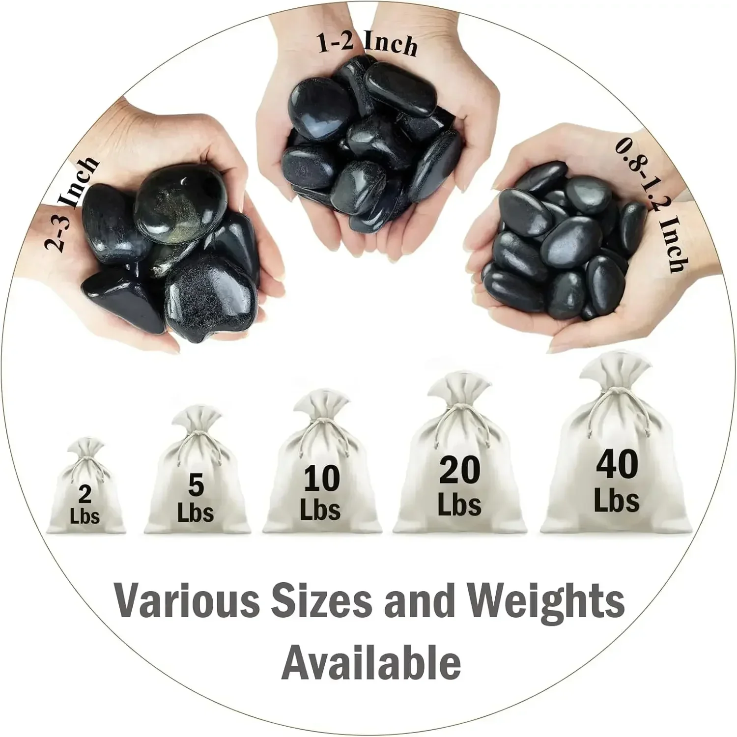 40 lbs Batu Sungai Hitam untuk - Aquarium Plants ulasan dan harga