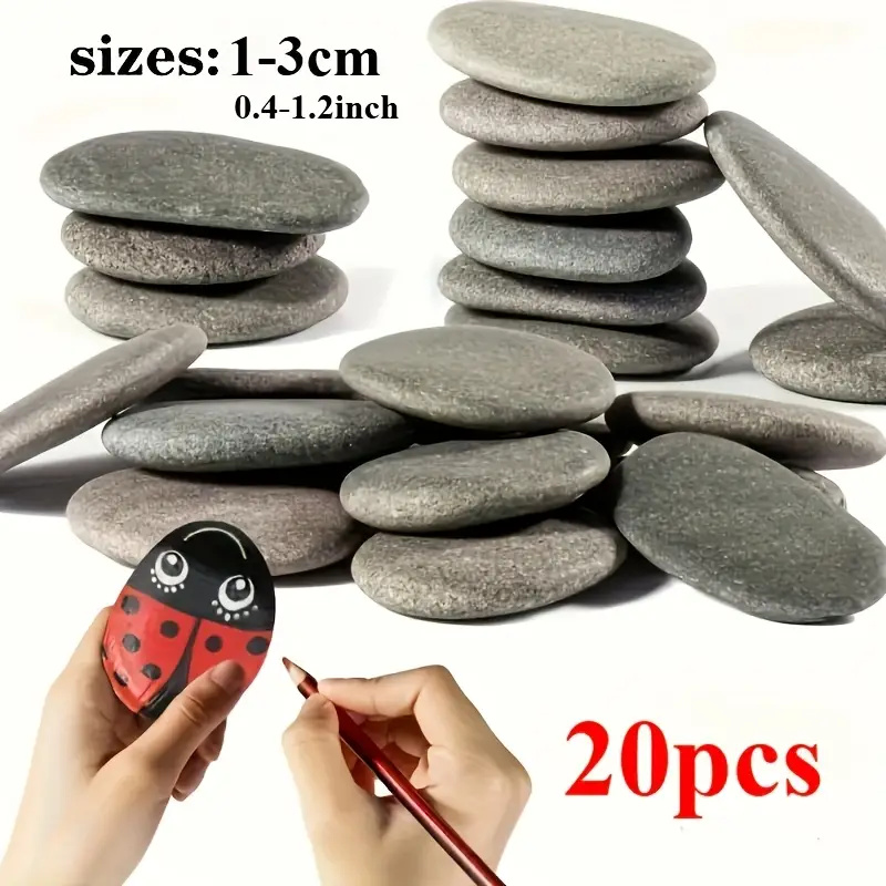 20 Buah Batu Sungai Alami Batu - Fish Tank Gravel ulasan dan harga