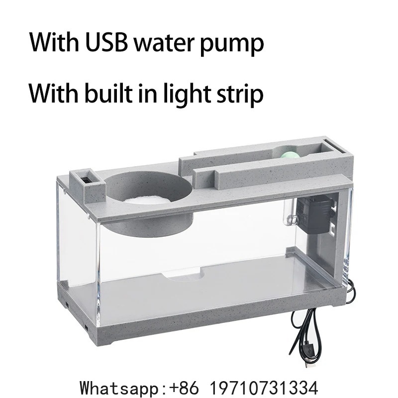 Kit Tangki Ikan Akuarium denga - Fish Aquarium Home ulasan dan harga