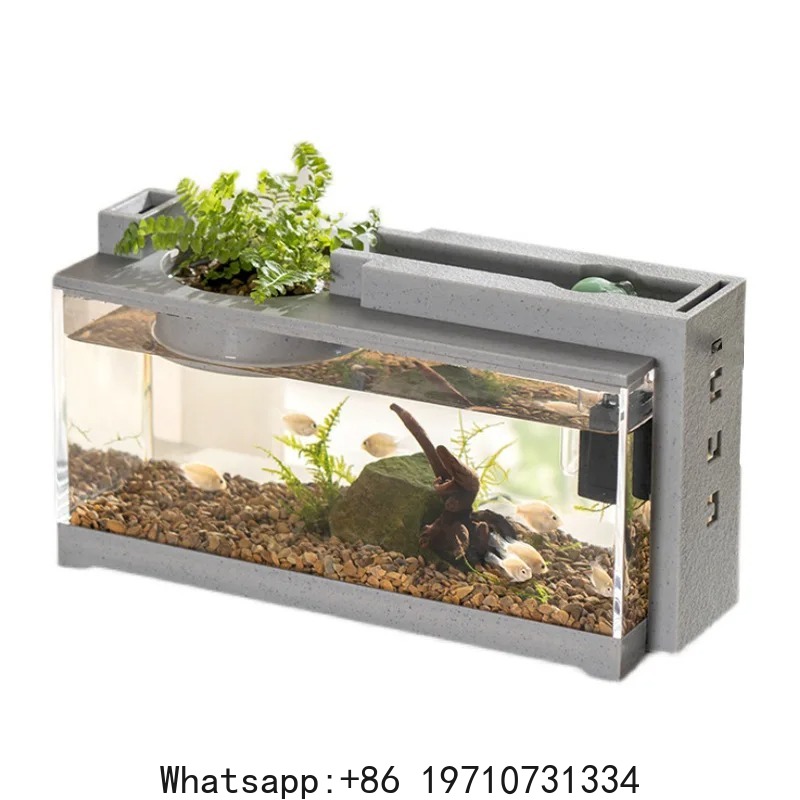 Kit Tangki Ikan Akuarium denga - Fish Aquarium Home ulasan dan harga