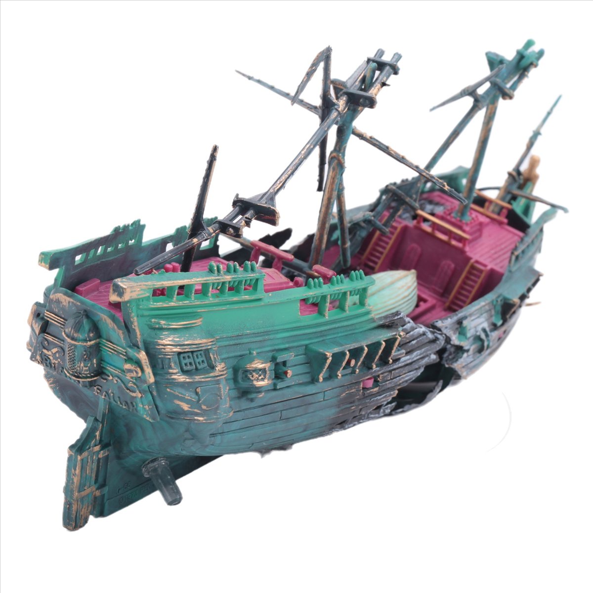 【ABFS】Set Dekorasi Kapal Karam - Aquarium Decor ulasan dan harga