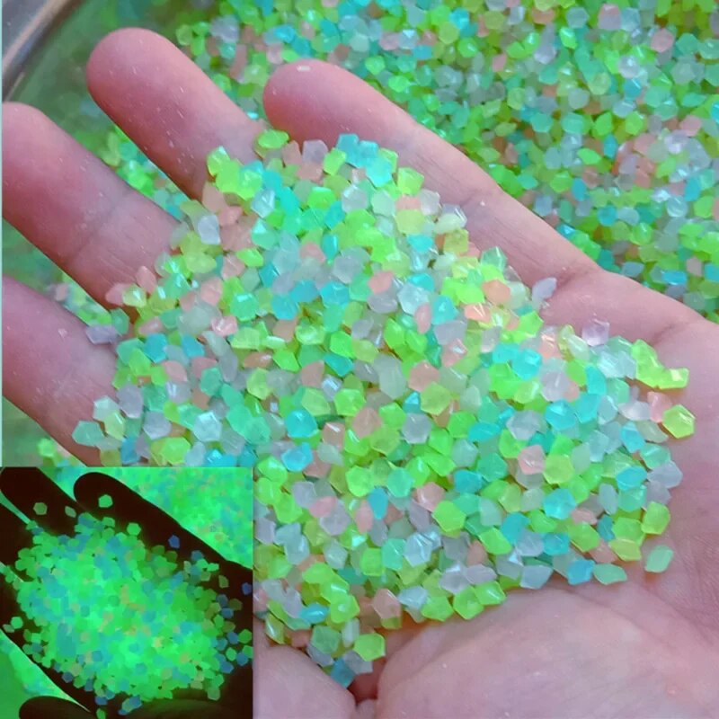 1000 buah 3-5mm pasir bercahay - Fish Aquarium Home ulasan dan harga
