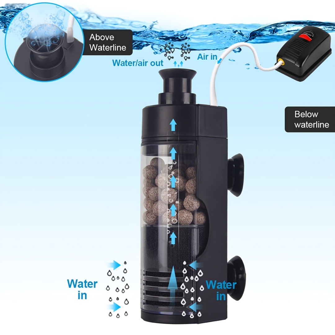 Filter Bio Spons Dinding Ringk - Betta Fish Tank ulasan dan harga