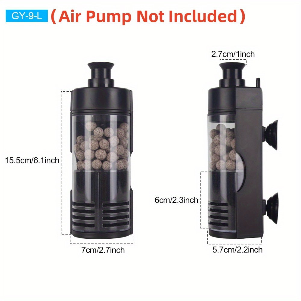 Filter Bio Spons Dinding Ringk - Betta Fish Tank ulasan dan harga