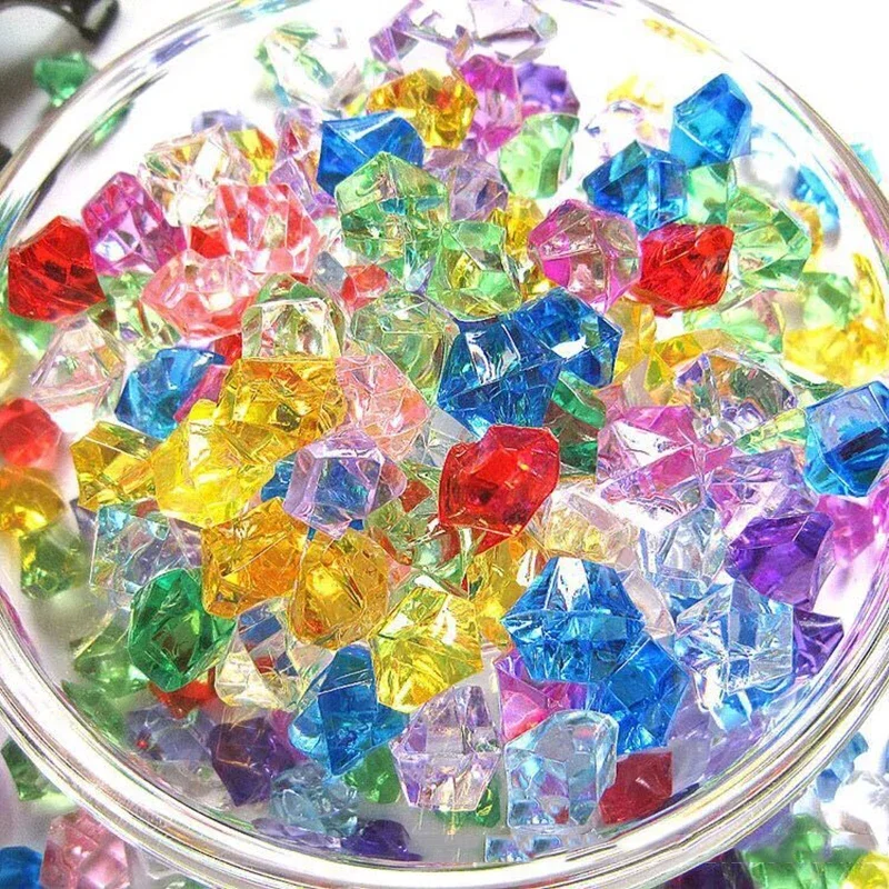 200 buah batu permata akrilik  - Fish Tank Gravel ulasan dan harga
