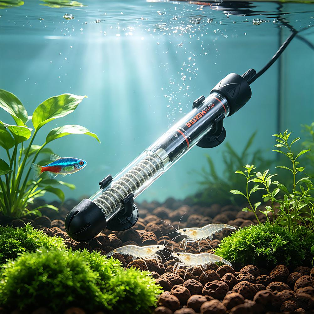 Pemanas Akuarium Otomatis Bata - Fish Tank Heater ulasan dan harga