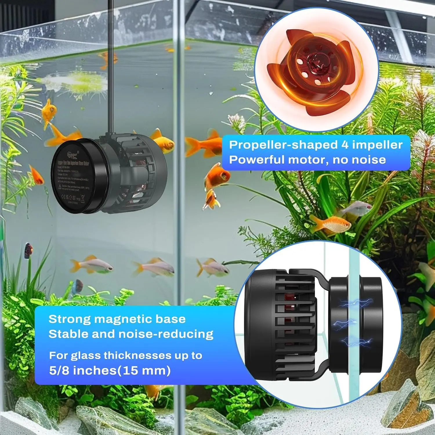 Penghasil Gelombang Kuat DC Un - Aquarium Pump ulasan dan harga