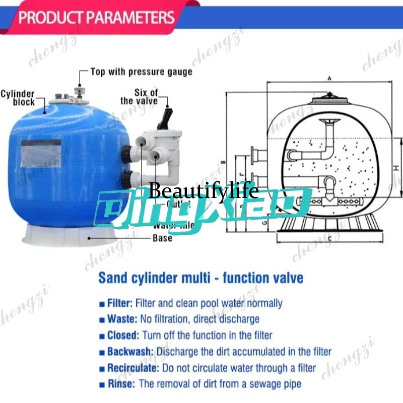 81 Filter Tekanan Tangki Pasir - Fish Tank Filter ulasan dan harga